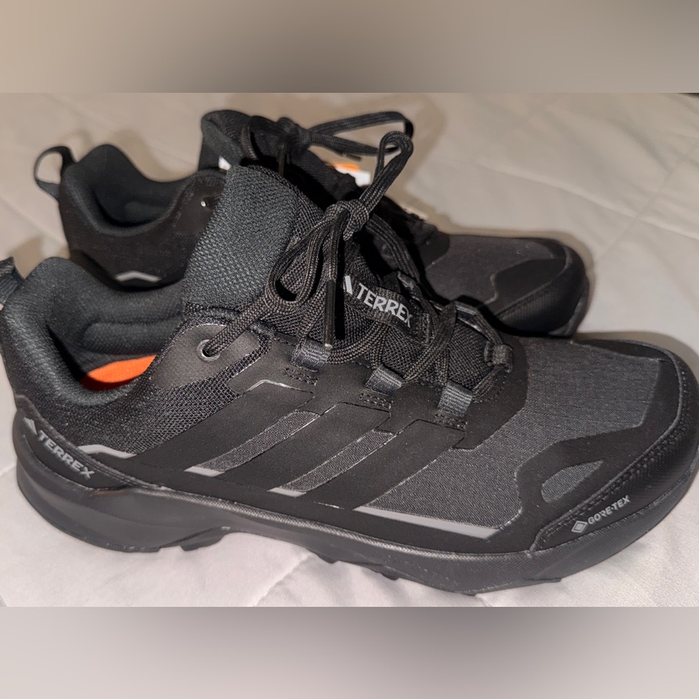 Adidas Terrex Skychasers AX 
Men's Black and Orange Trail Sneakers
